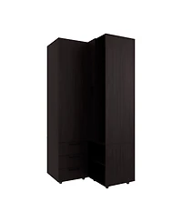 Fm Furniture Thatcher Armoire- wardrobe, shoe storage, Open Storage and 2 - drawer