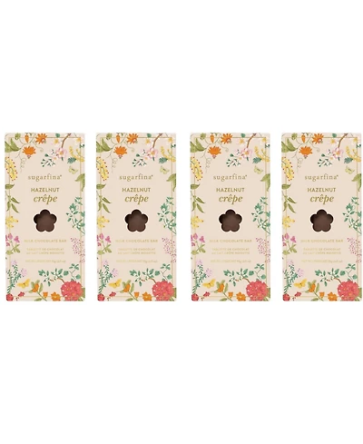Sugarfina Spring Hazelnut Crepe Milk Chocolate Bar, 4-pc.