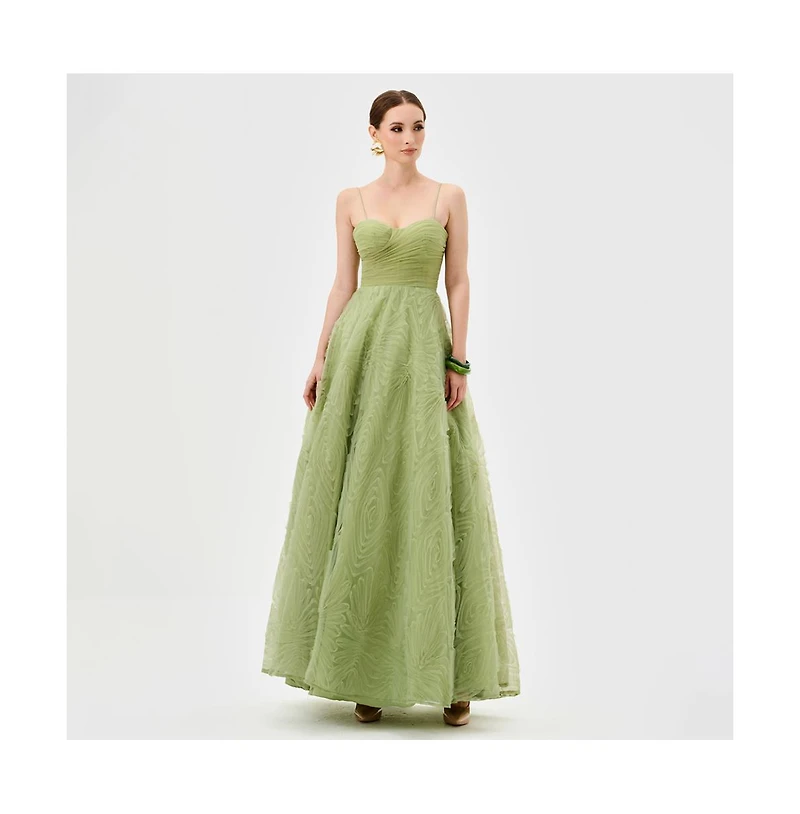 Bariano Women's Isadora Tulle Ball Gown Dress