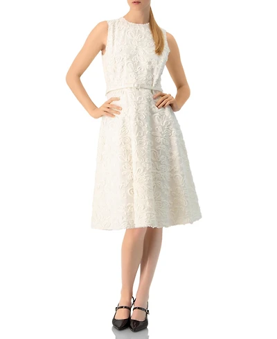 Ivonne Women's Sleeveless Midi Sheath Dress