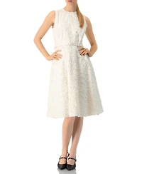 Ivonne Women's Sleeveless Midi Sheath Dress