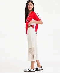 Bar Iii Women's Lace A-Line Skirt, Macy's Exclusive