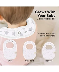 KeaBabies 8pk Baby Bibs for Boy, Drool Bib Boys and Girls, Infant Teething