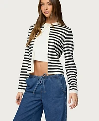 Edikted Women's Jenie Split Front Knit Cardigan