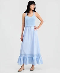 And Now This Womens' Crochet Top Maxi Dress, Macy's Exclusive