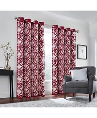Olivia Gray Cressida 190 Gsm Reversible Blackout Polyester Grommet Curtain Panel