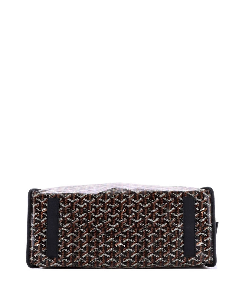 Pre-Owned Goyard Pm Hardy Pet Carrier Coated Canvas