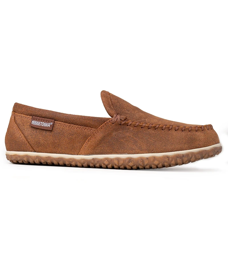 Minnetonka Men's Tilden Suede Indoor/Outdoor Slippers