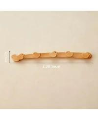 Yigii Wooden Bird-Shape Hooks for Kids' Rooms