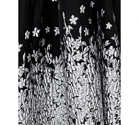 Betsy & Adam Women's Square Neck Dress