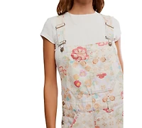 Free People Women's Ziggy Printed Square Neck Shortall
