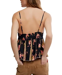 Free People Women's Tillie Floral Sleeveless V-Neck Top