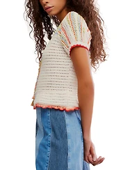 Free People Women's Tie Neck Friendship Sweater