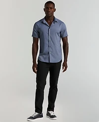 Perry Ellis Men's Slim-Fit Short-Sleeve Shirt