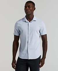 Perry Ellis Men's Slim-Fit Short-Sleeve Shirt