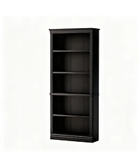 Yigii 5-Shelf Wood Bookshelf for Library, Bedroom, Living Room
