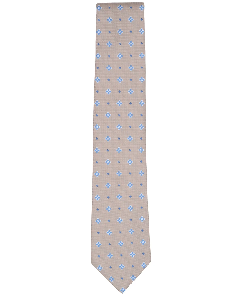 Club Room Men's Classic Tehama Neat Floral Tie, Macy's Exclusive