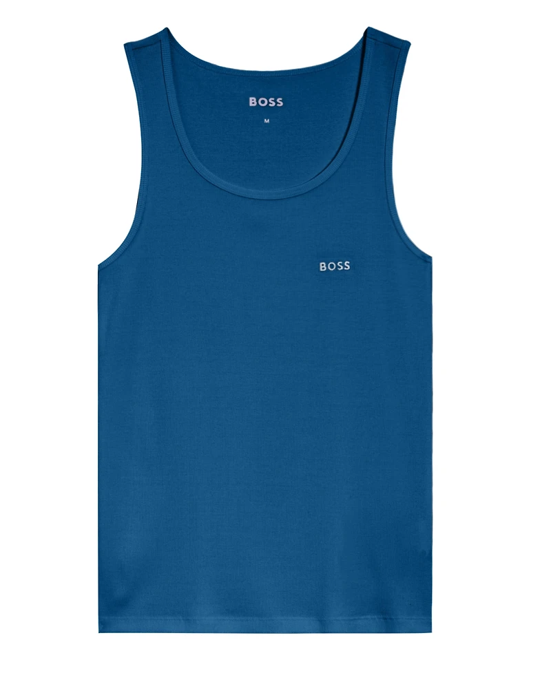 Hugo Boss Men's Rib Vest, 3-Pack