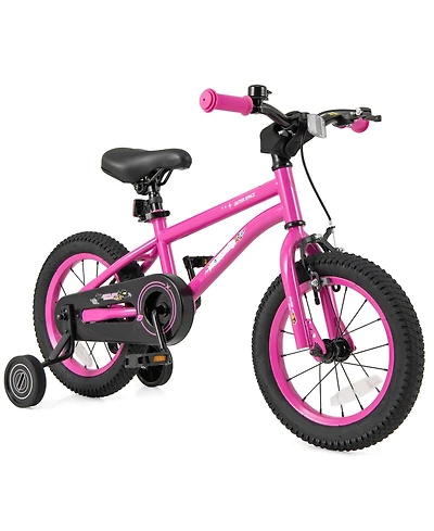 Mecale 14 Inch Kids Bike for 3-5 Years Old Adjustable with Removable Training Wheels