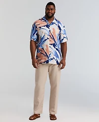 Cubavera Men's Big & Tall Abstract Print Shirt
