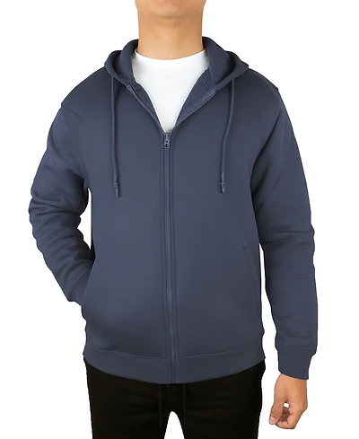 Blue Ice Men's Full Zip Regular-Fit Hooded Sweatshirt
