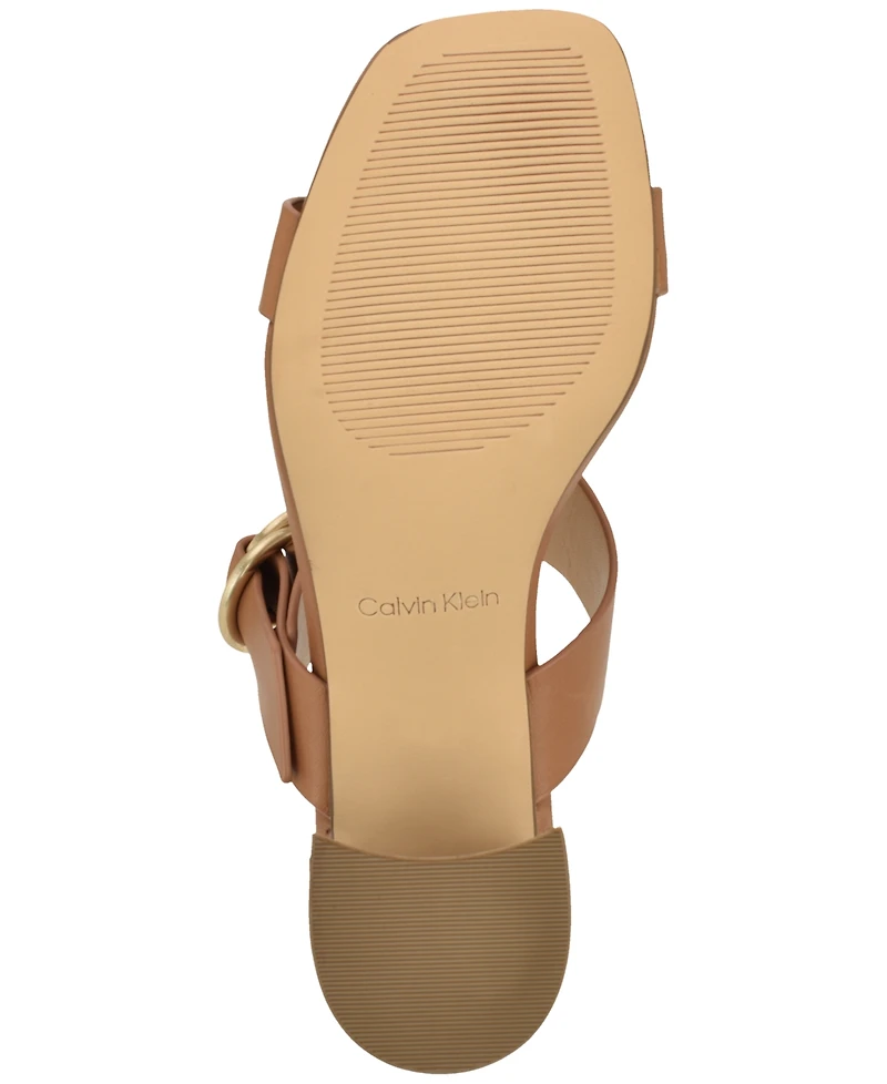 Calvin Klein Women's Vevia Block Heel Sandals