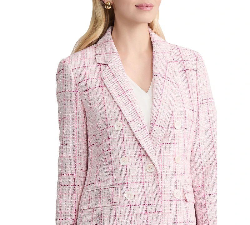 Jones New York Petite One Button Notch Collar Jacket
