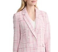 Jones New York Petite One Button Notch Collar Jacket