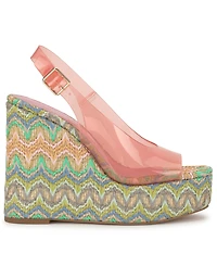 Jessica Simpson Women's Kaliese Platform Peep Toe Sandals