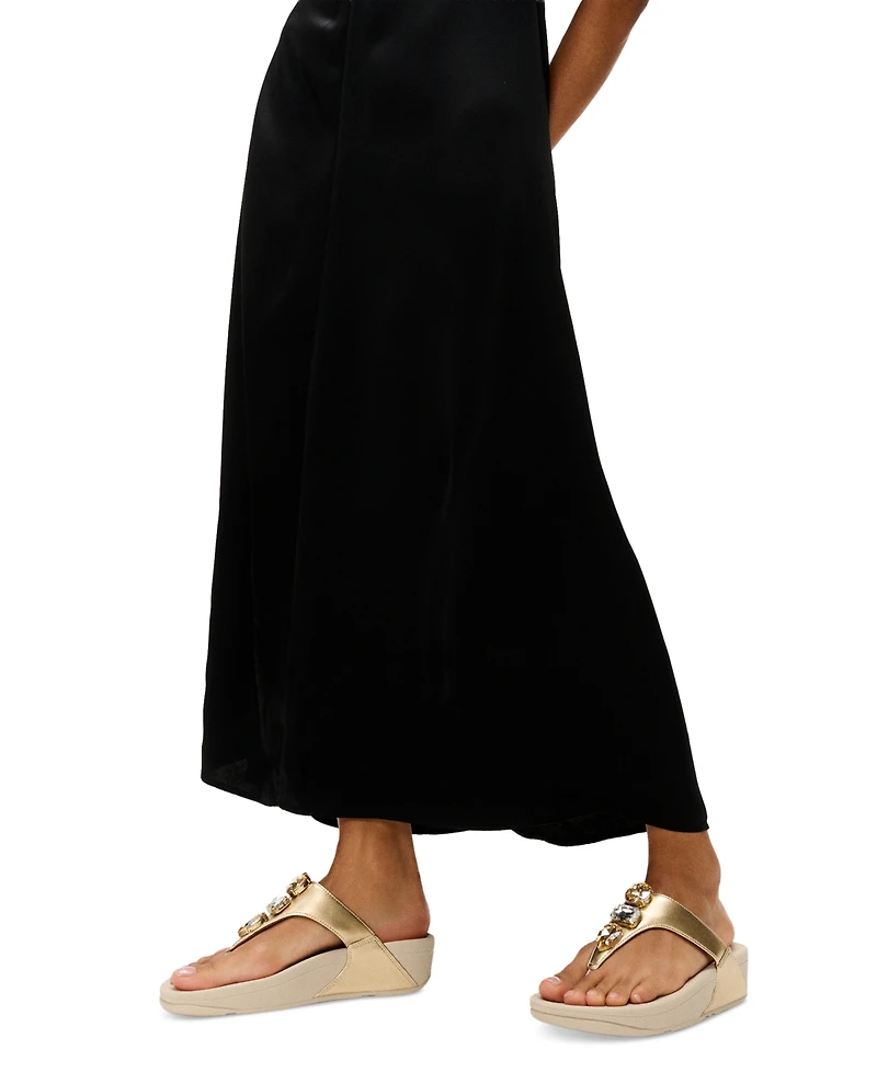 FitFlop Women's Lulu Ultra Jewel Metallic Toe Post Slip-On Sandals