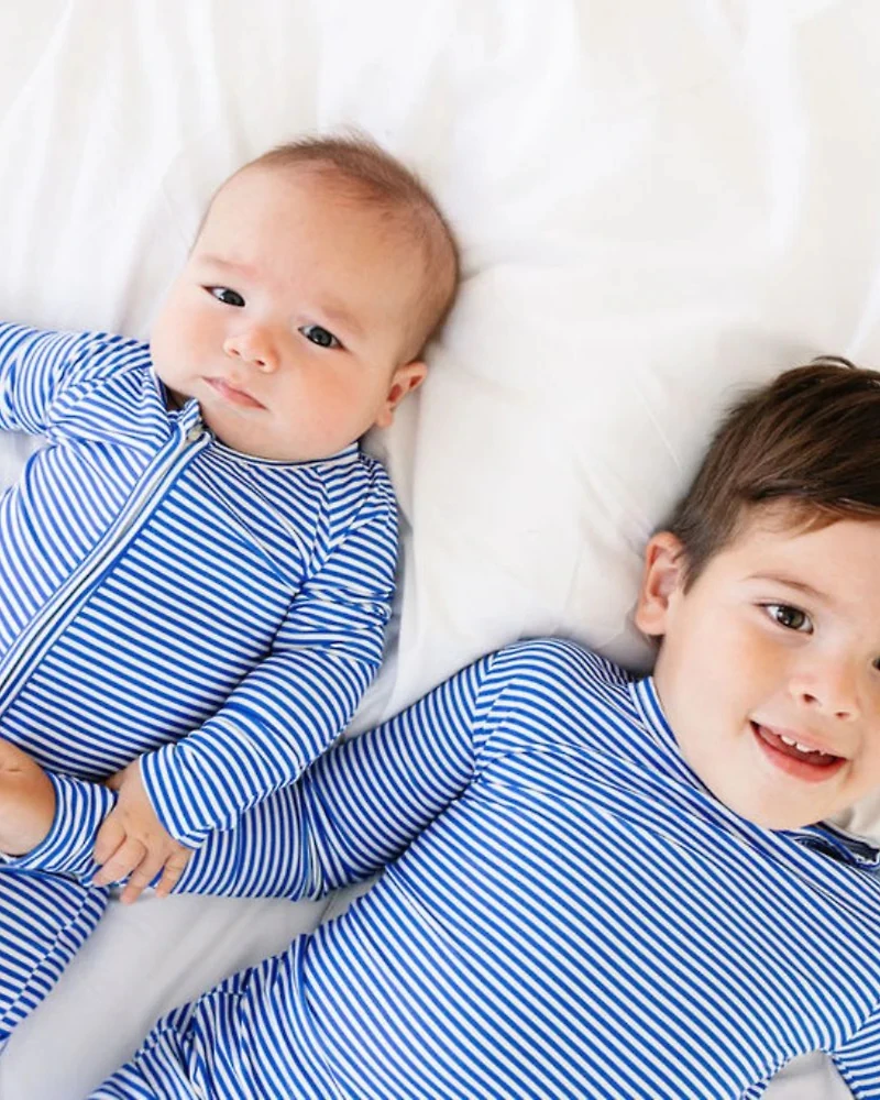 Motette Boys Cobalt Stripe Pajama Set