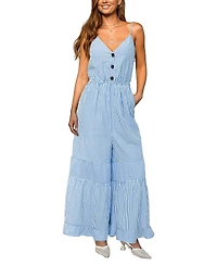 Cupshe Women's V-Neck Zipper Closure Unlined Jumpsuit