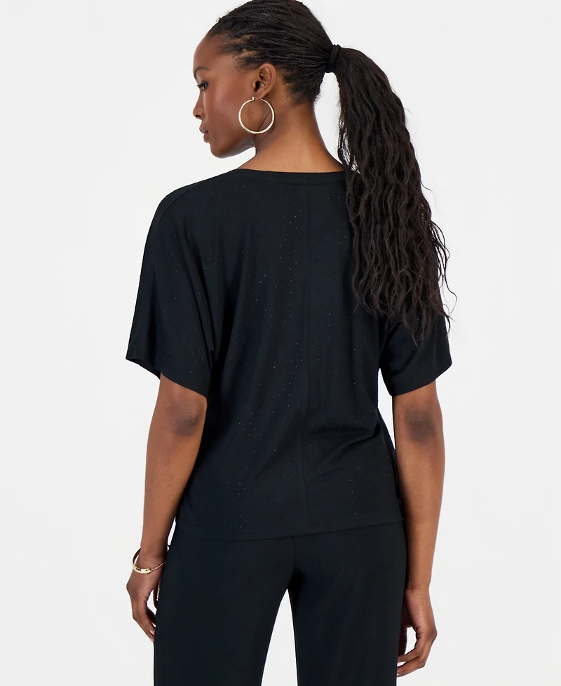 I.n.c. International Concepts Women's Embellished Dolman-Sleeve Top, Macy's Exclusive