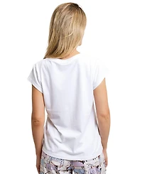 Sant and Abel Women's Drawbertson Y'All Go To Bed Cotton Pajama T-Shirt