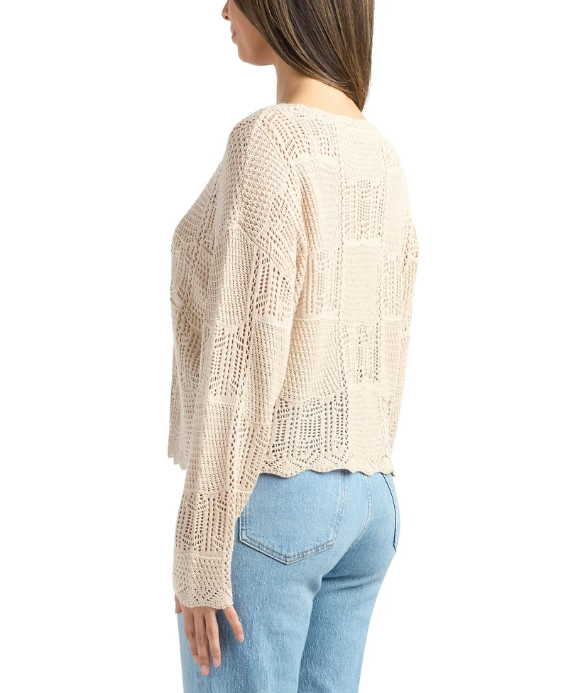 Bcx Juniors' Crewneck Pull-On Sweater