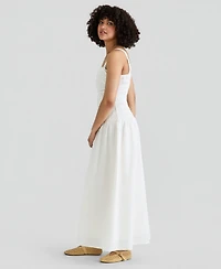 And Now This Women's Embroidered Maxi Dress, Macy's Exclusive