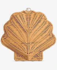 I.n.c. International Concepts Shell-Shaped Rattan Crossbody Bag, Macy's Exclusive
