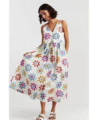 Chinti & Parker Women's Cotton Sol Summer Dress