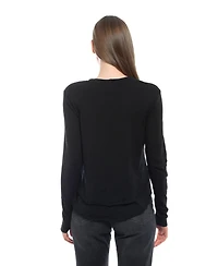 Wilt Clothing Women's Long Sleeve Mock Layer Tee