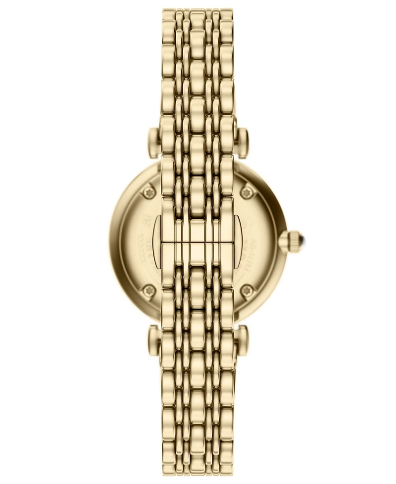 Emporio Armani Women's Quartz Two-Hand Gold Stainless Steel Watch, 32mm