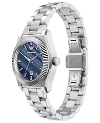 Emporio Armani Women's Quartz Three-Hand Silver Stainless Steel Watch, 32mm