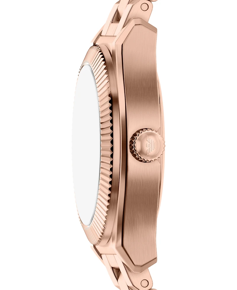 Emporio Armani Women's Quartz Three-Hand Rose Gold Stainless Steel Watch, 32mm