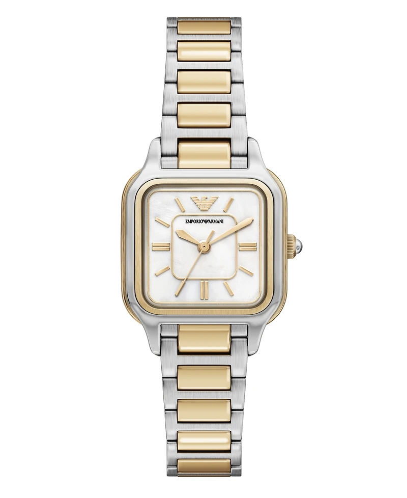 Emporio Armani Women's Quartz Three-Hand Two-Tone Stainless Steel Watch, 35mm