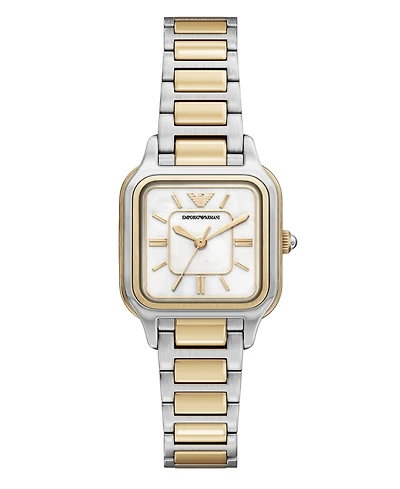 Emporio Armani Women's Quartz Three-Hand Two-Tone Stainless Steel Watch, 35mm