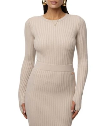 Jluxlabel Overcast Ribbed Top Reset Ribbed Skirt