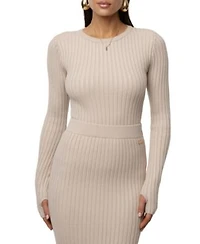 Jluxlabel Overcast Ribbed Top Reset Ribbed Skirt