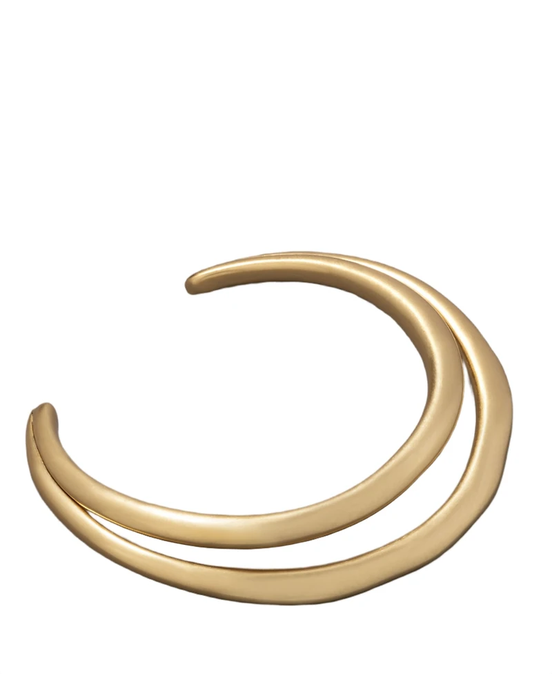 Donna Karan Gold-Tone Molten Multi-Row Necklace