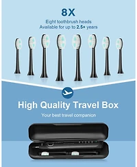 Operan Rechargeable Electric Toothbrush, High Power Sonic Toothbrush with Smart Timer 5 Modes, 40,000 Vpm Motor, 6 Hours Fast Charge