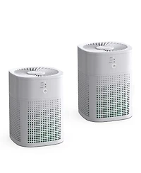 Chivalz Hepa Air Purifier with Essential Oil Diffuser for Home Bedroom, Up to 108 Sqft 2 Pack