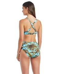 Bleu By Rod Beattie Womens Sweetheart Neck Adjustable Underwire Bra High Waist Full Coverage Swim Bottoms